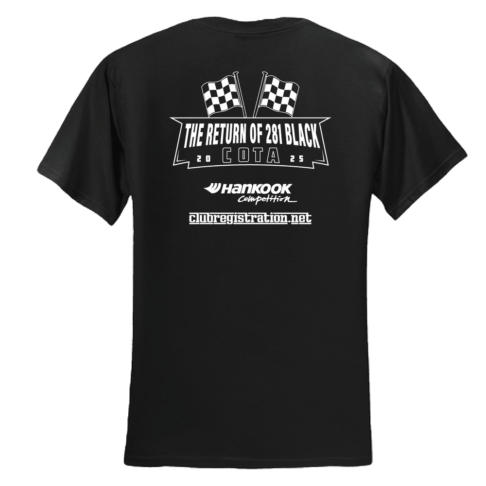 Limited Edition — Return of 281 Black (COTA 2025) T-Shirt