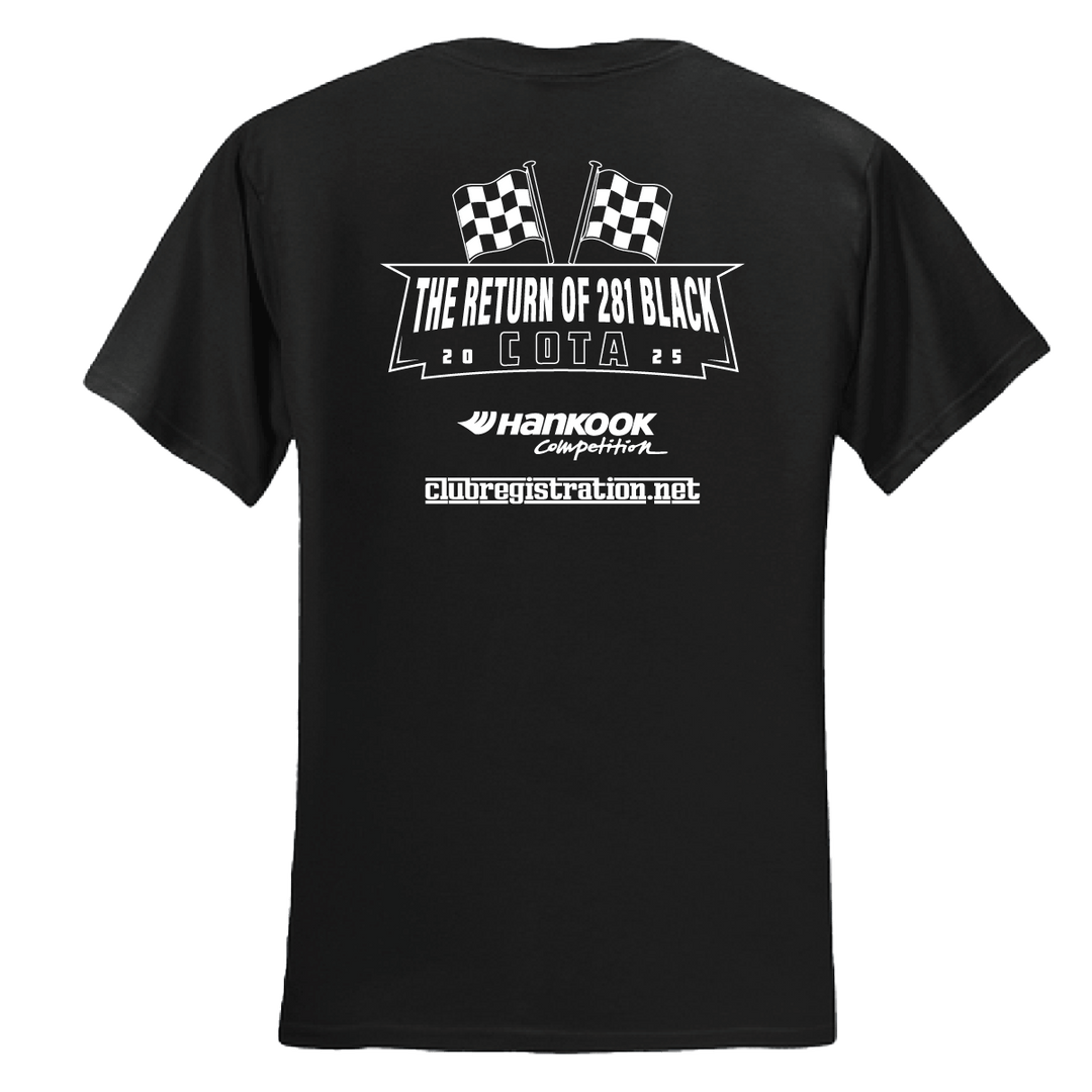 Limited Edition — Return of 281 Black (COTA 2025) T-Shirt