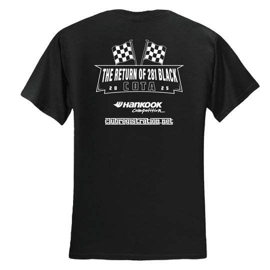 Limited Edition — Return of 281 Black (COTA 2025) T-Shirt